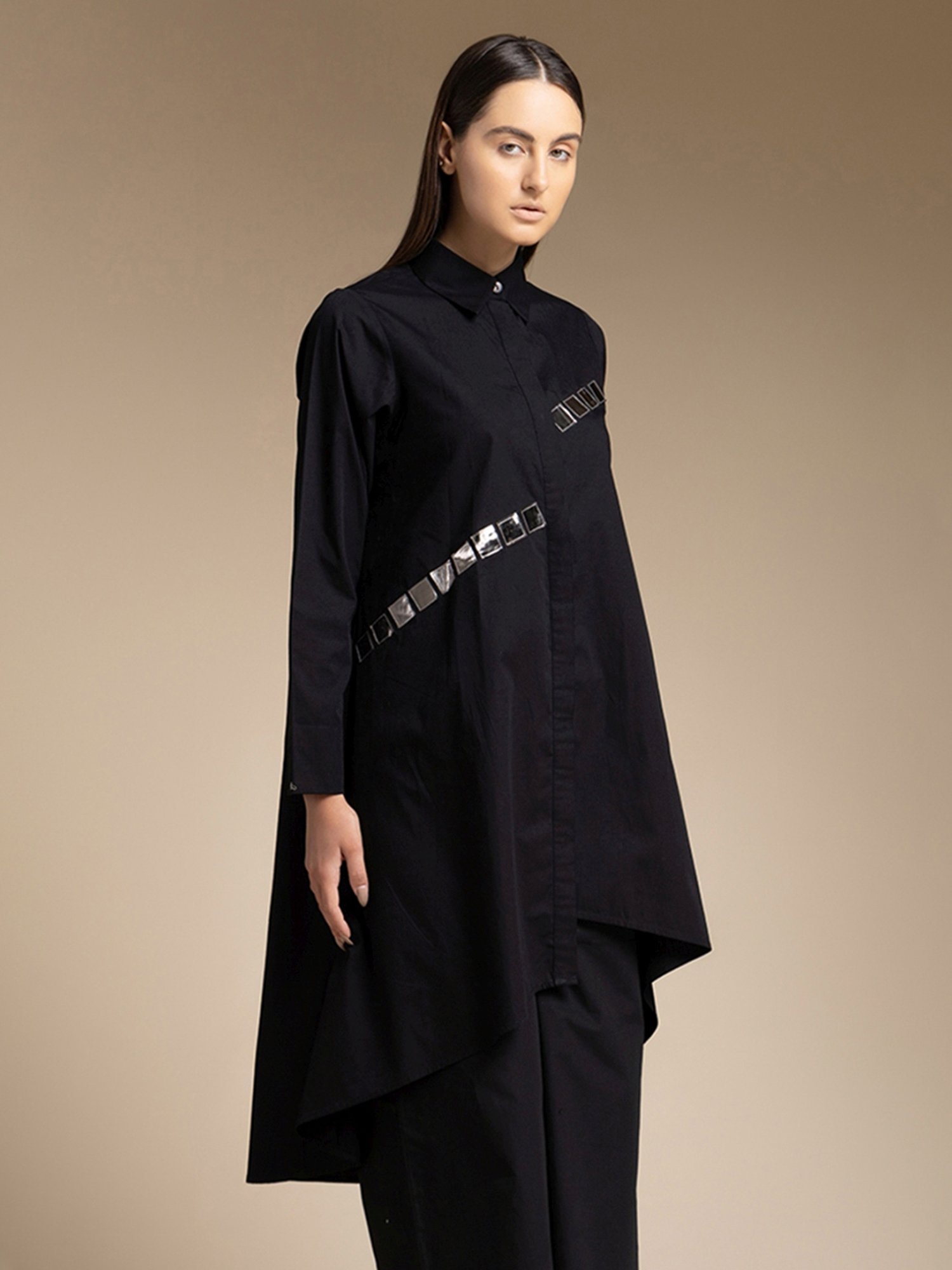 House of Manaa Black Mirror Shirt