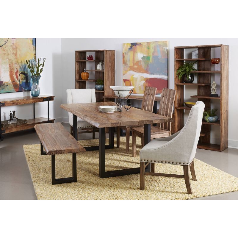 Brownstone11 Natural Edge Dining Table Brown - Treasure Trove Accents