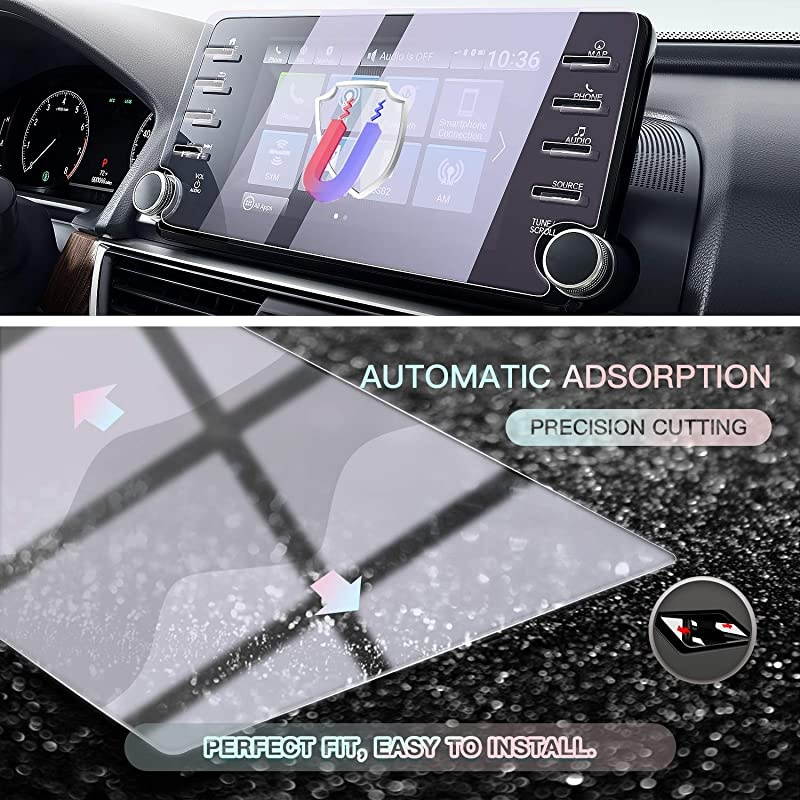 Car Screen Protector Center Control Navigation Touchscreen Protector for 2018 2019 2020 Accord Sport EX EXL Touring Tempered Glass HD Scratch Resistance 8inch Anti Blue Light
