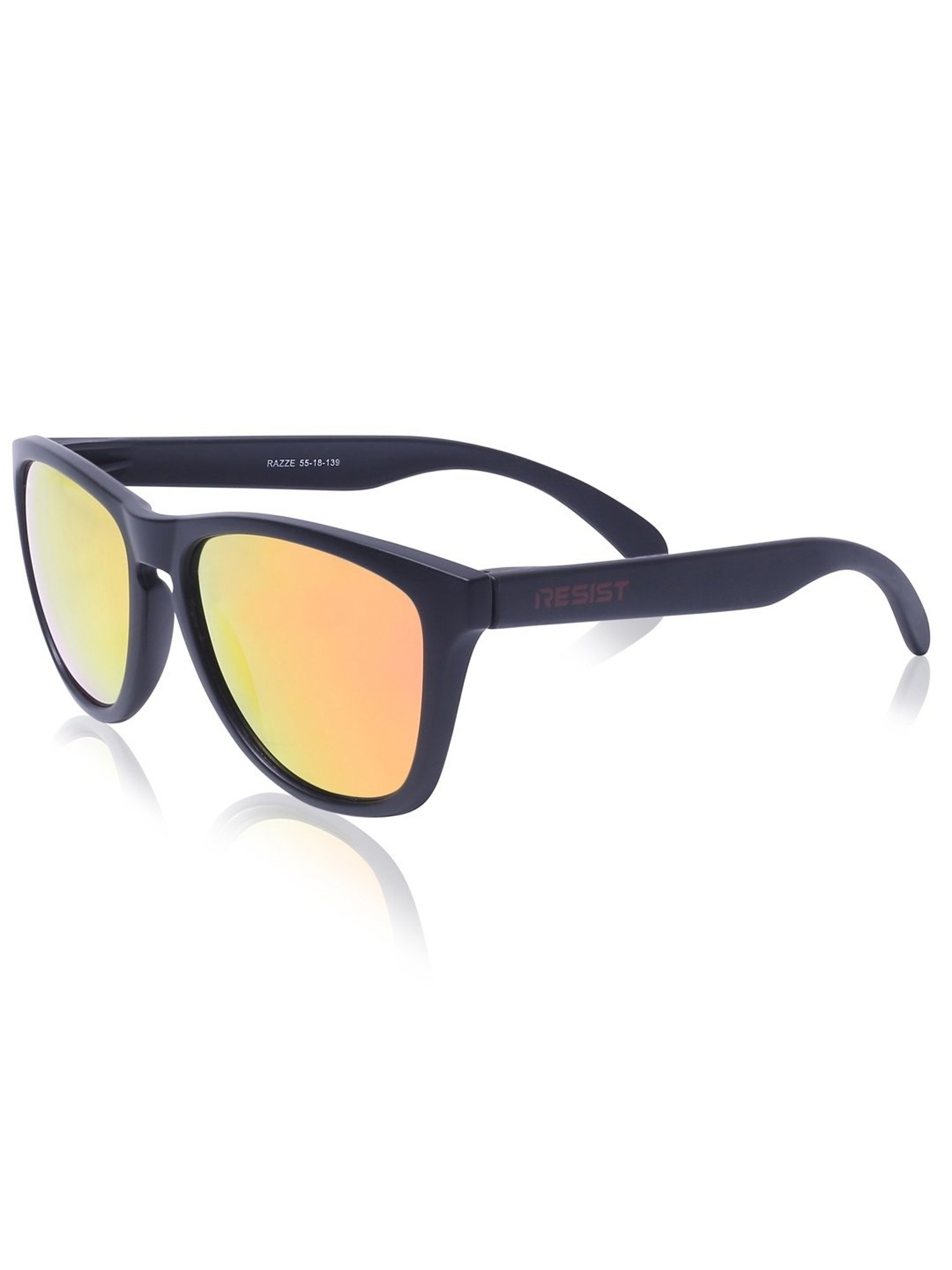 Resist Eyewear Orange Wayfarer UV Protection Unisex Sunglasses