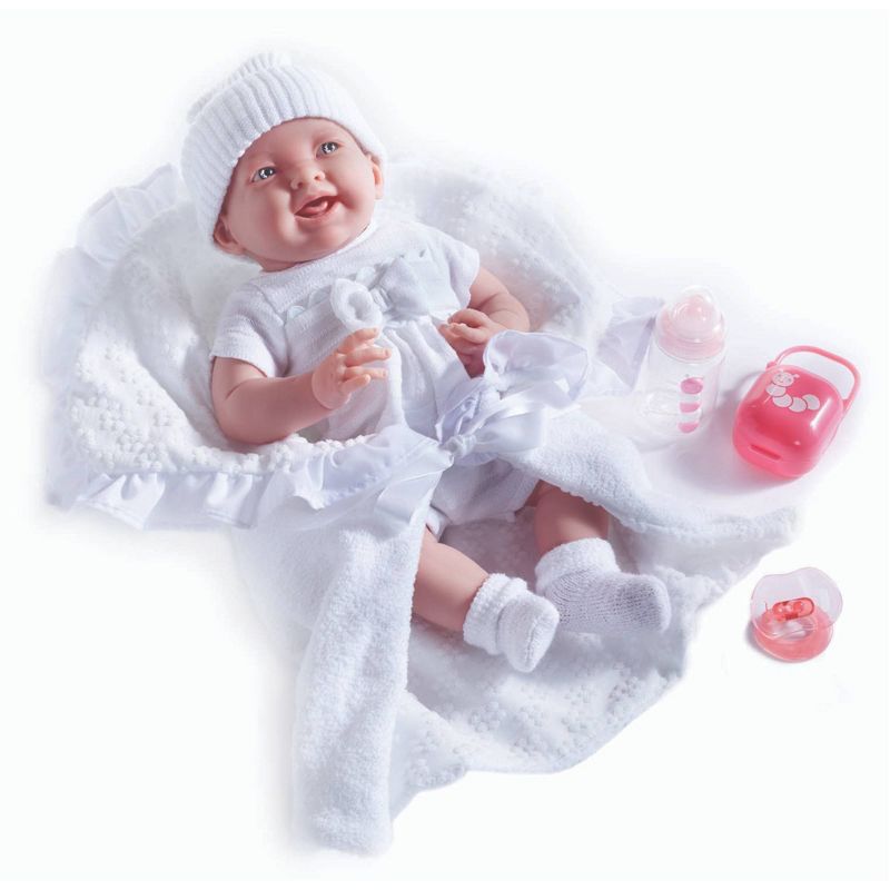 JC Toys La Newborn 15.5" Baby Doll - White Outfit