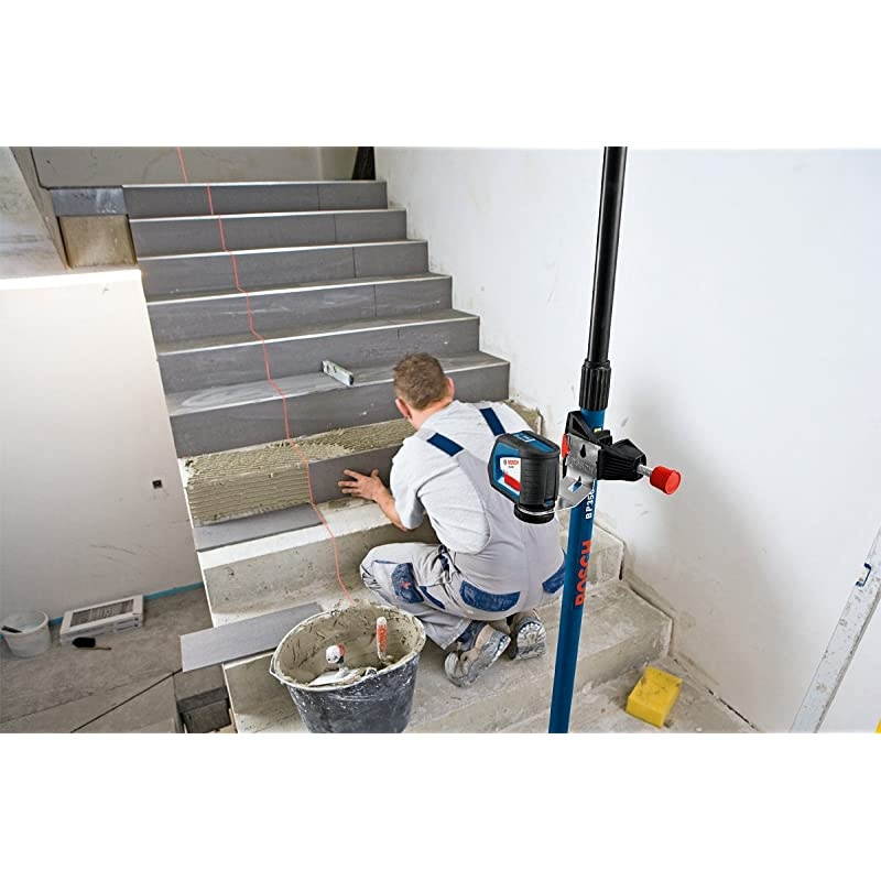 Telescoping Pole with 1/4-Inch by 20-Inch Laser Mount BP350