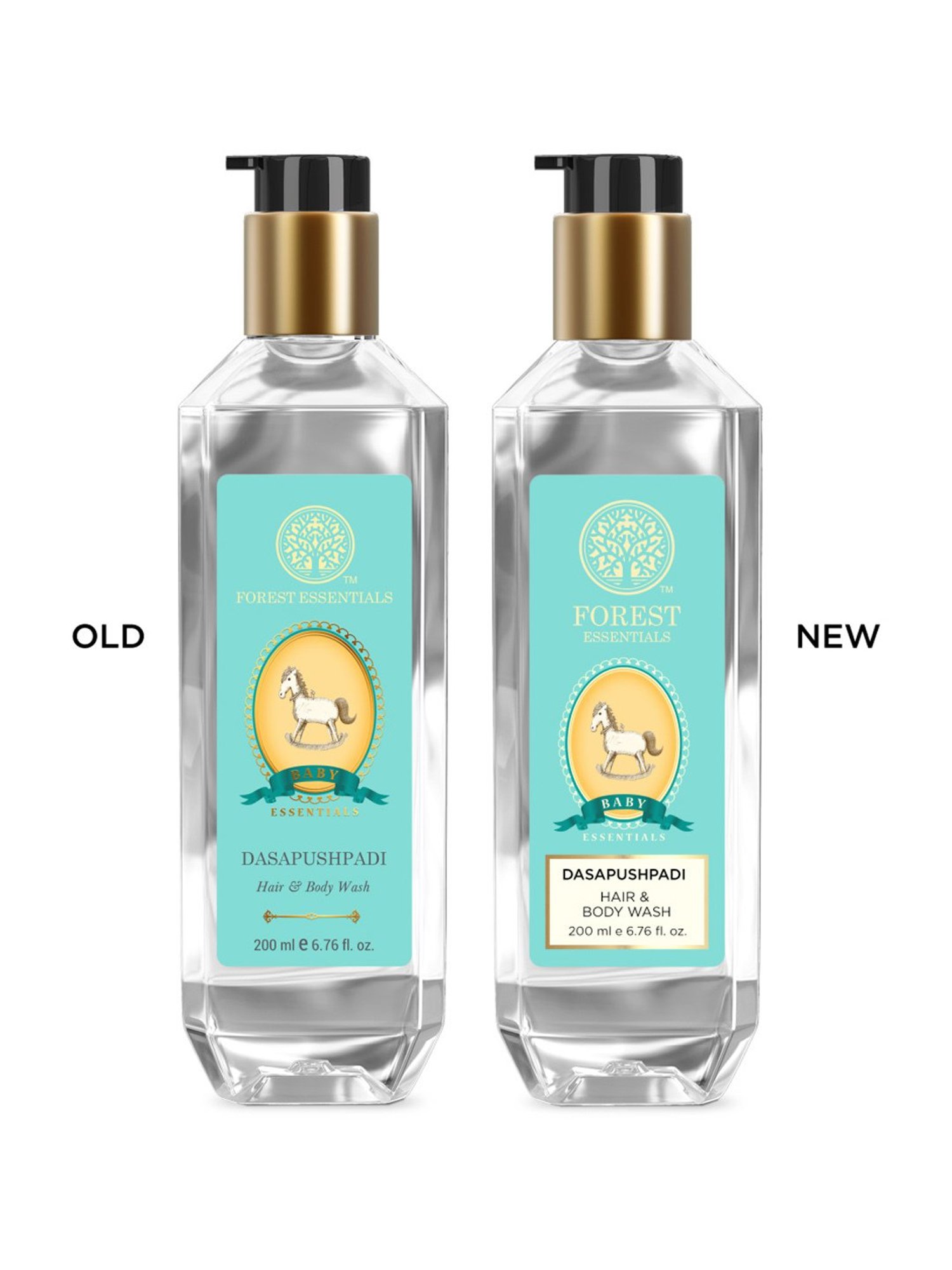 Forest Essentials Natural & Ayurvedic Baby Hair & Body Wash Dasapushpadi - 200 ml