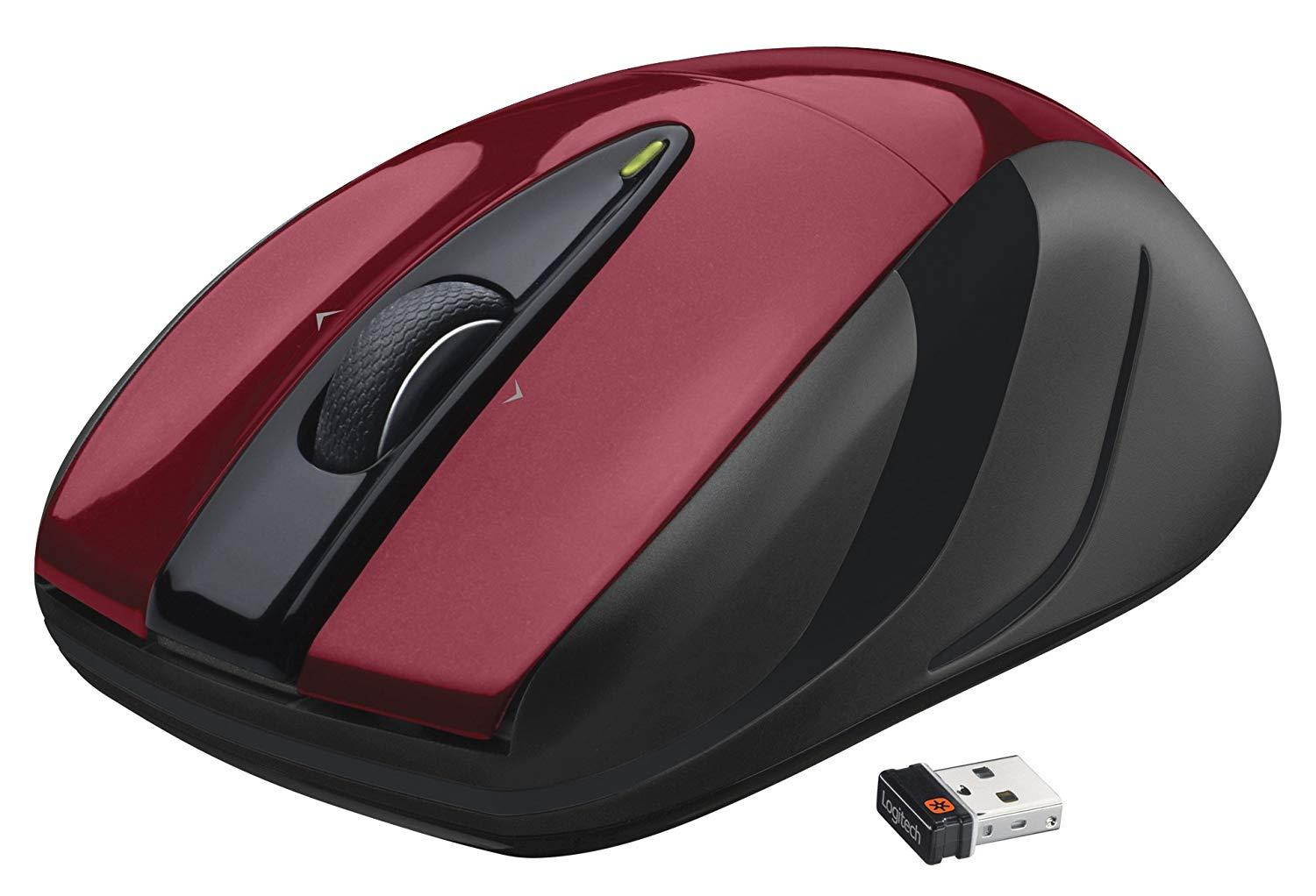 Logitech Wireless Mouse M525 - Red/Black