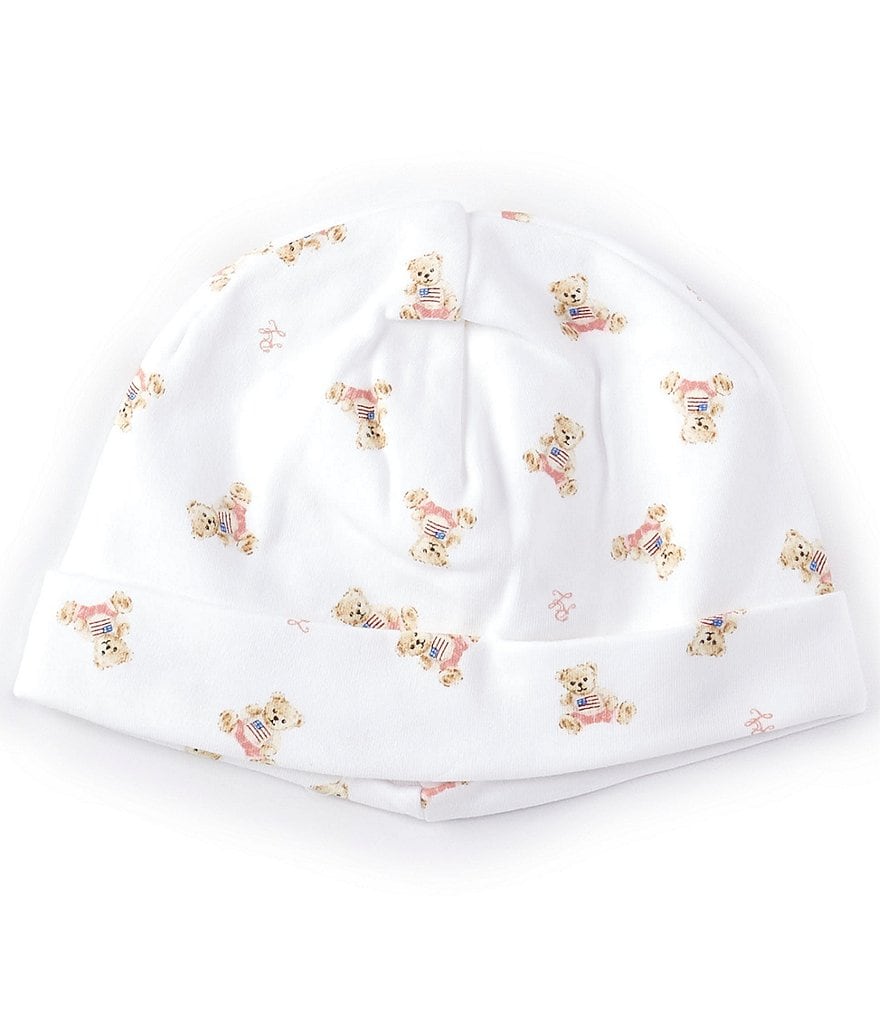 Starting Out Baby Girls Double-Bow Ribbed Headwrap