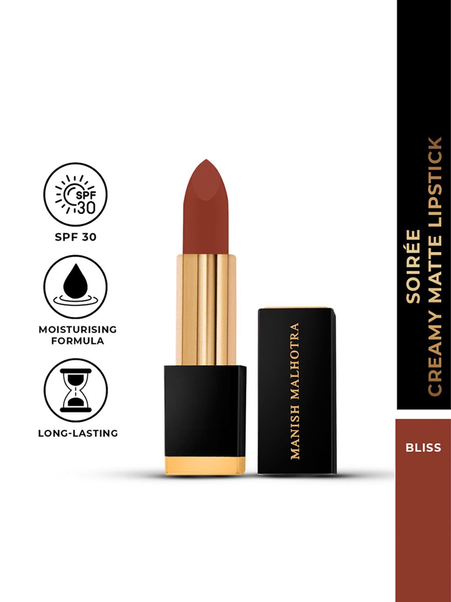 MyGlamm Manish Malhotra Soiree Creamy Matte Lipstick Bliss - 4.2 gm