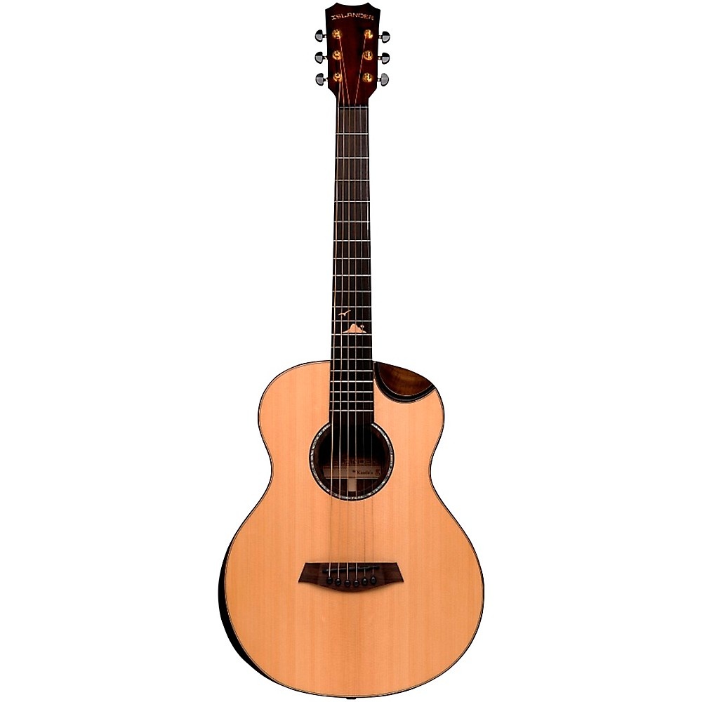 Islander RS-MG-EQ Deluxe Acacia Acoustic-Electric Mini Guitar Natural
