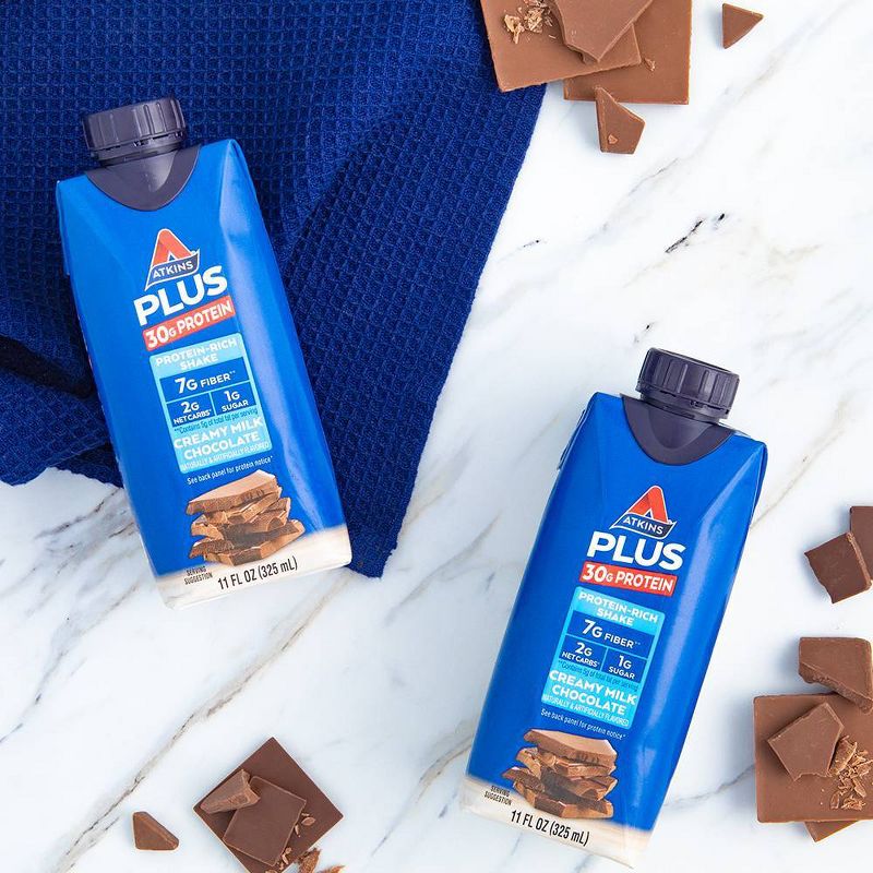 Atkins Protein-Packed Nutritional Shake - Chocolate - 11 fl oz/4ct Bottles