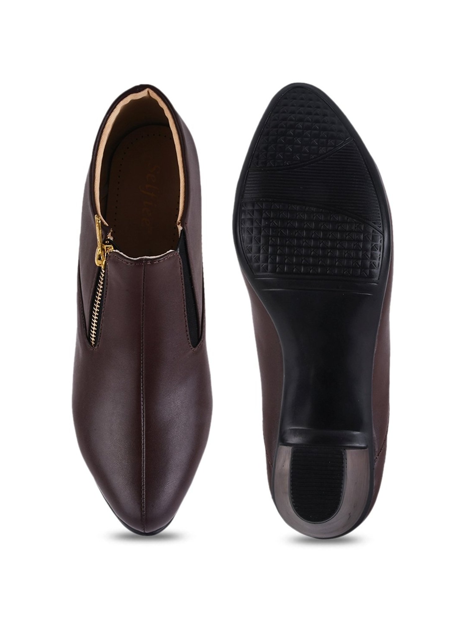 Bata Women's DEMI Brown Booties