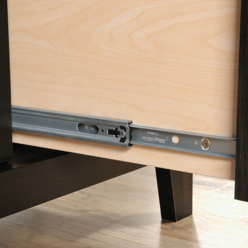 Dakota Pass Computer Desk with Hutch Light Brown - Sauder