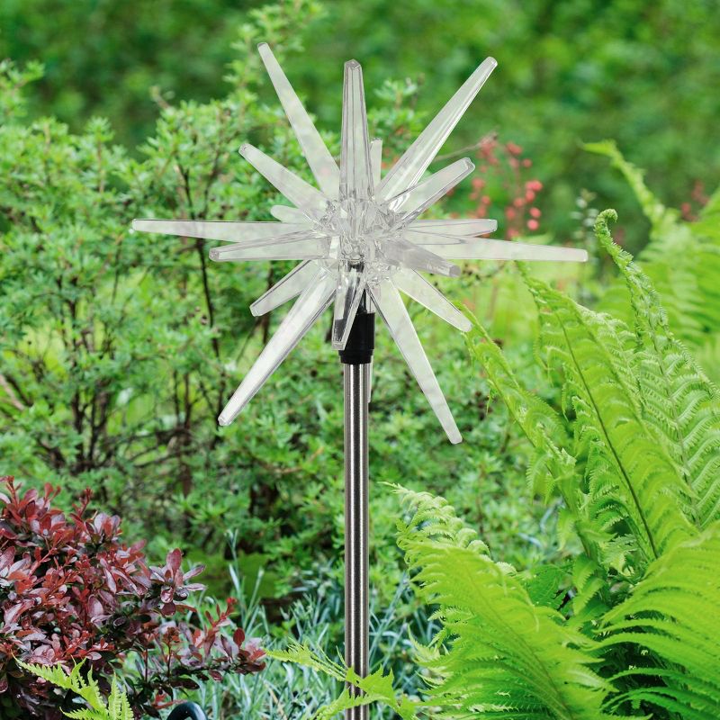 27.5" Acrylic Star Solar Stake - Exhart
