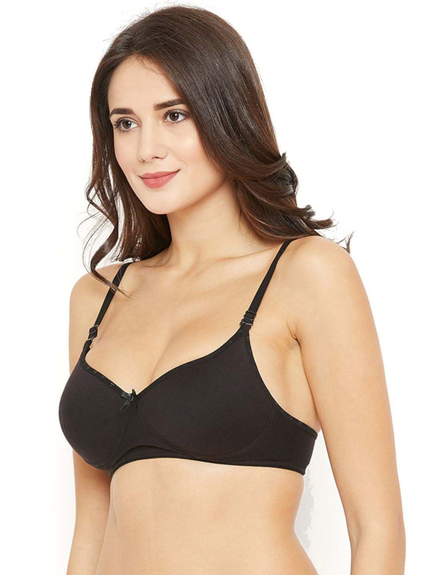 N-Gal Black & Coral Everyday Bras - Pack Of 2