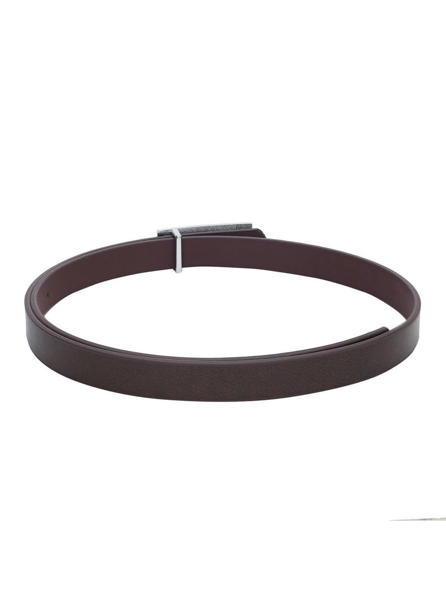 Antony Morato Black Leather Solid Waist Belt