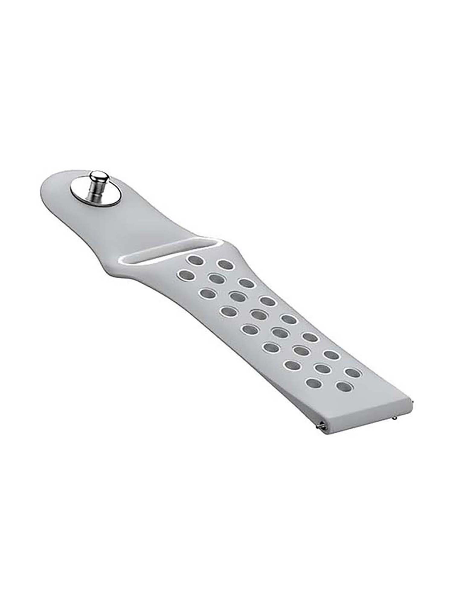 Noise 22 mm (Sport Edition) Double Color Silicone Smartwatch Strap (Silver and White)