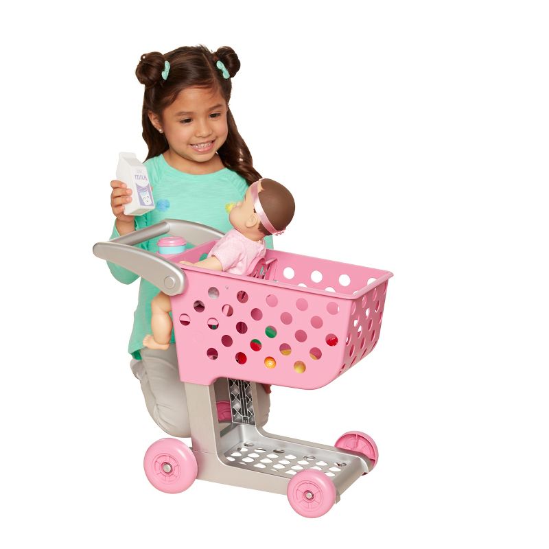 Perfectly Cute Shop and Go Grocery Cart with Accessories