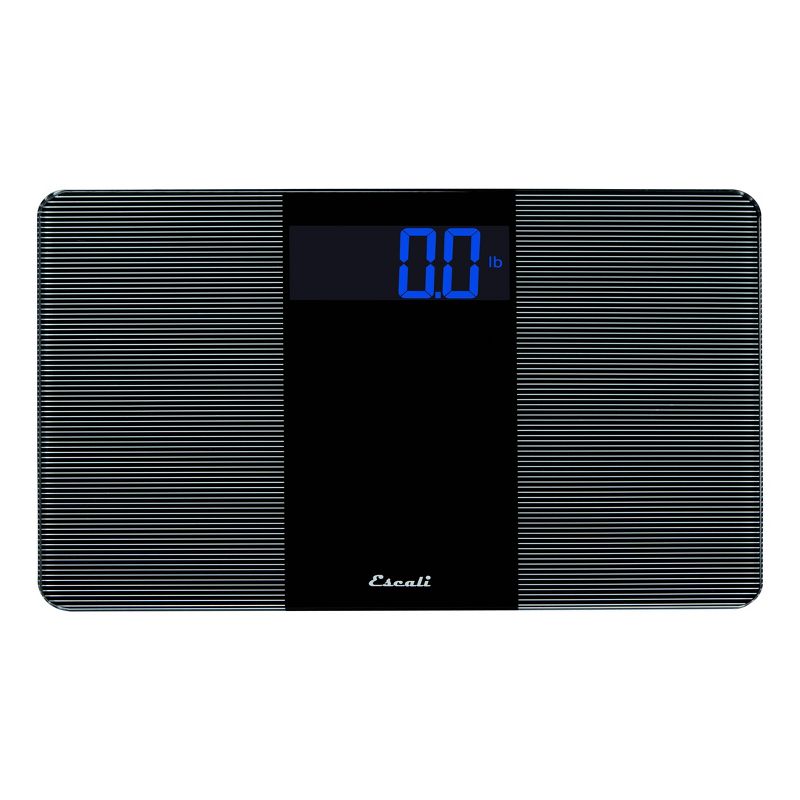 Extra Wide Bathroom Scale Black/White - Escali