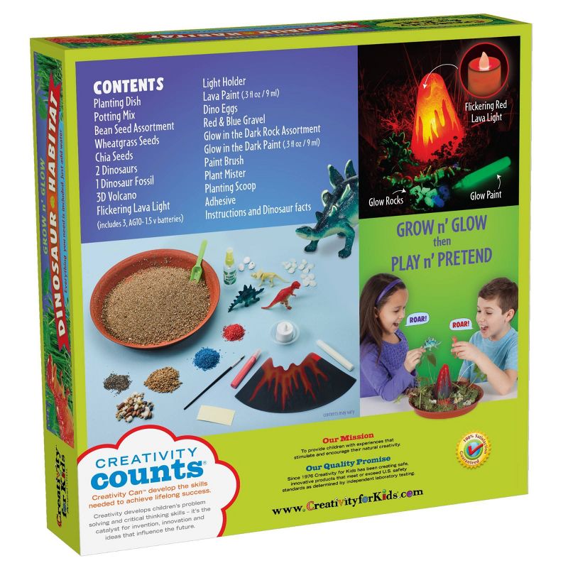 Grow and Glow Dinosaur Habitat - Creativity for Kids