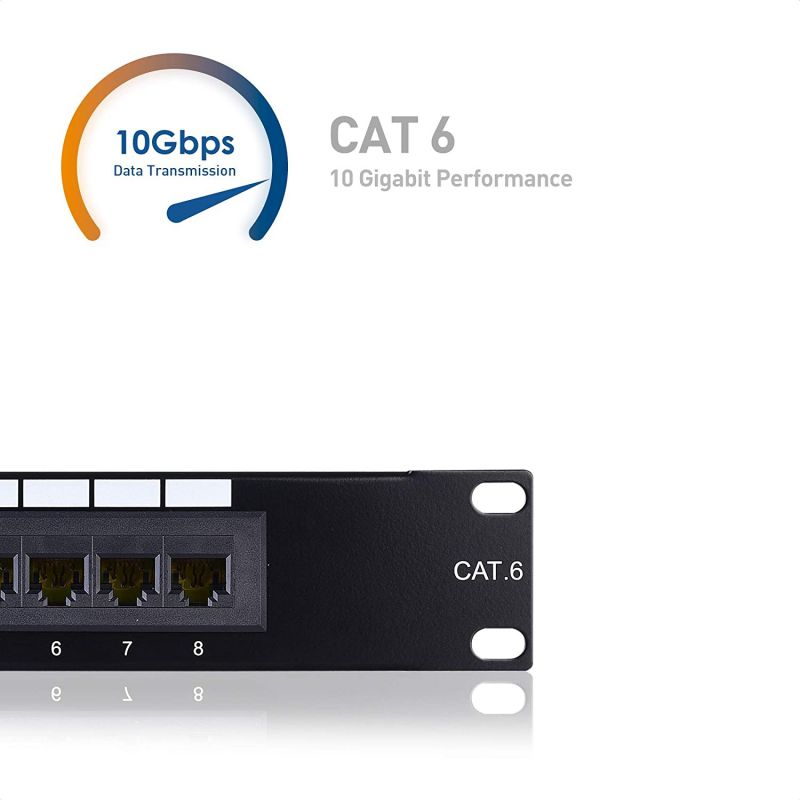 Cable Matters Rackmount or Wallmount 48-Port Cat6 RJ45 Patch Panel