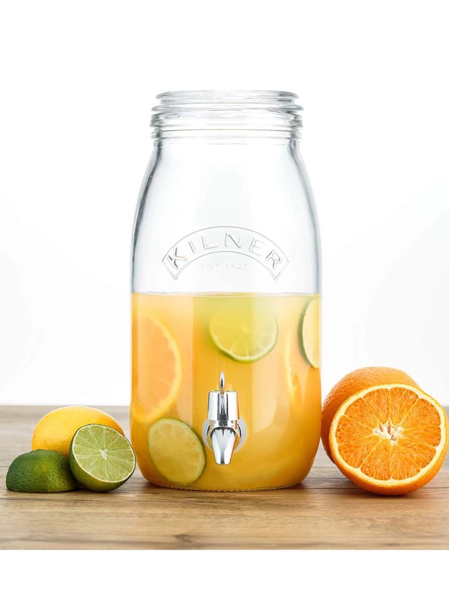 Kilner Transparent 14.5 cm Storage Jar With Dispensing Tap (3 L) - Set of 1