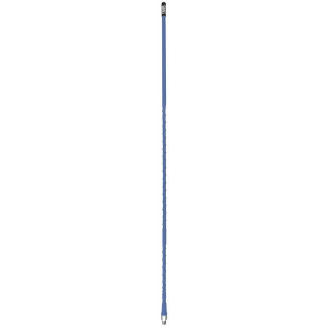 Everhardt TSM2-BL 2 ft. 0.75 Wave CB Antenna with Weather Trap & 0.38 x 24 in. Threaded Base, Blue