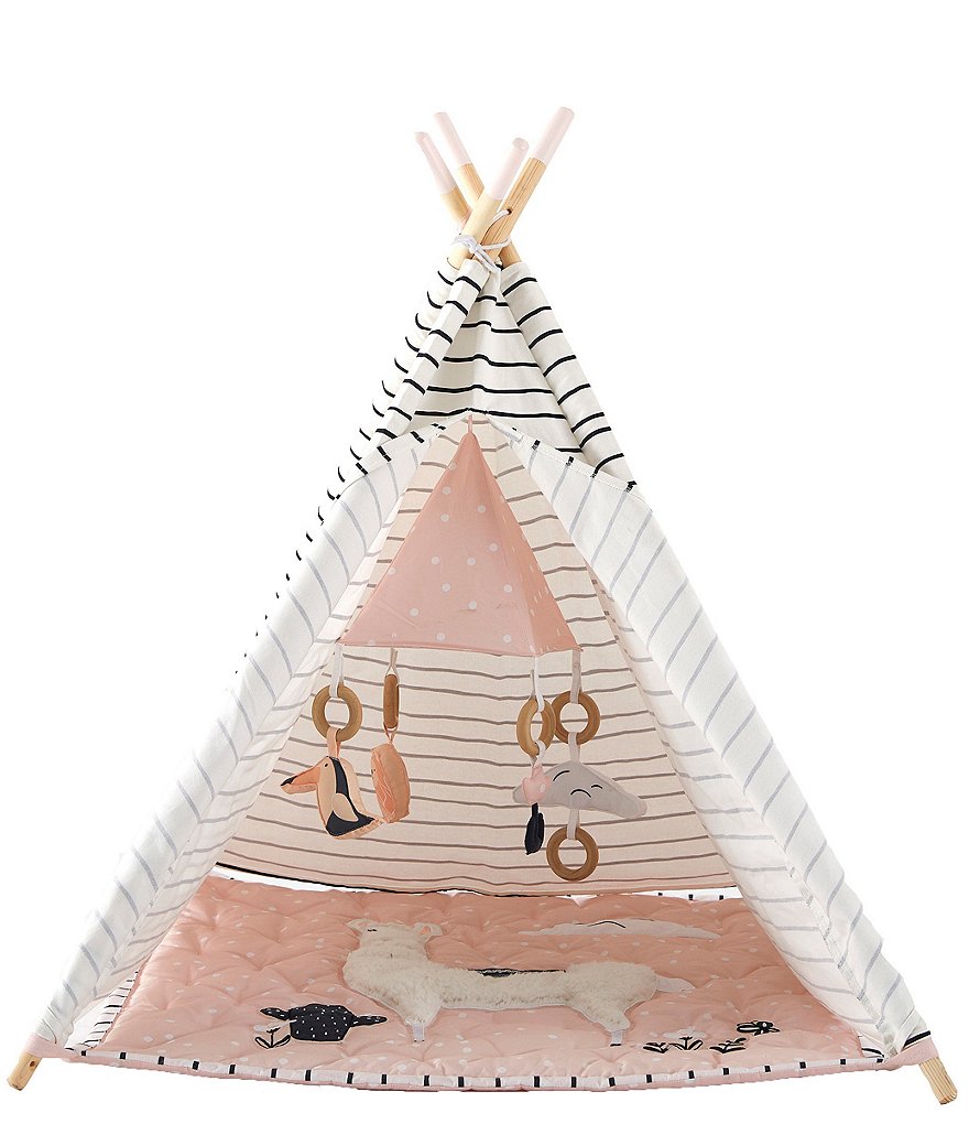 Wonder Wise by Asweets Llama Striped Activity Teepee Play Tent