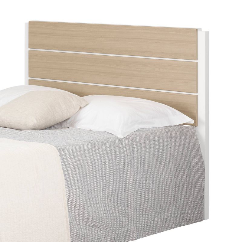 Munich Headboard White/Soft Elm - South Shore