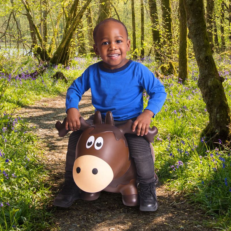 Farm Hoppers Wildlife Inflatable Bouncing Moose