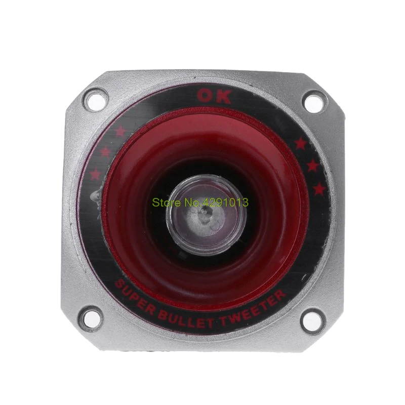 Lejiahong 2PCS Speaker Tweeter 3" Colorful Flashing Piezoelectric Loudspeaker Treble Head Driver