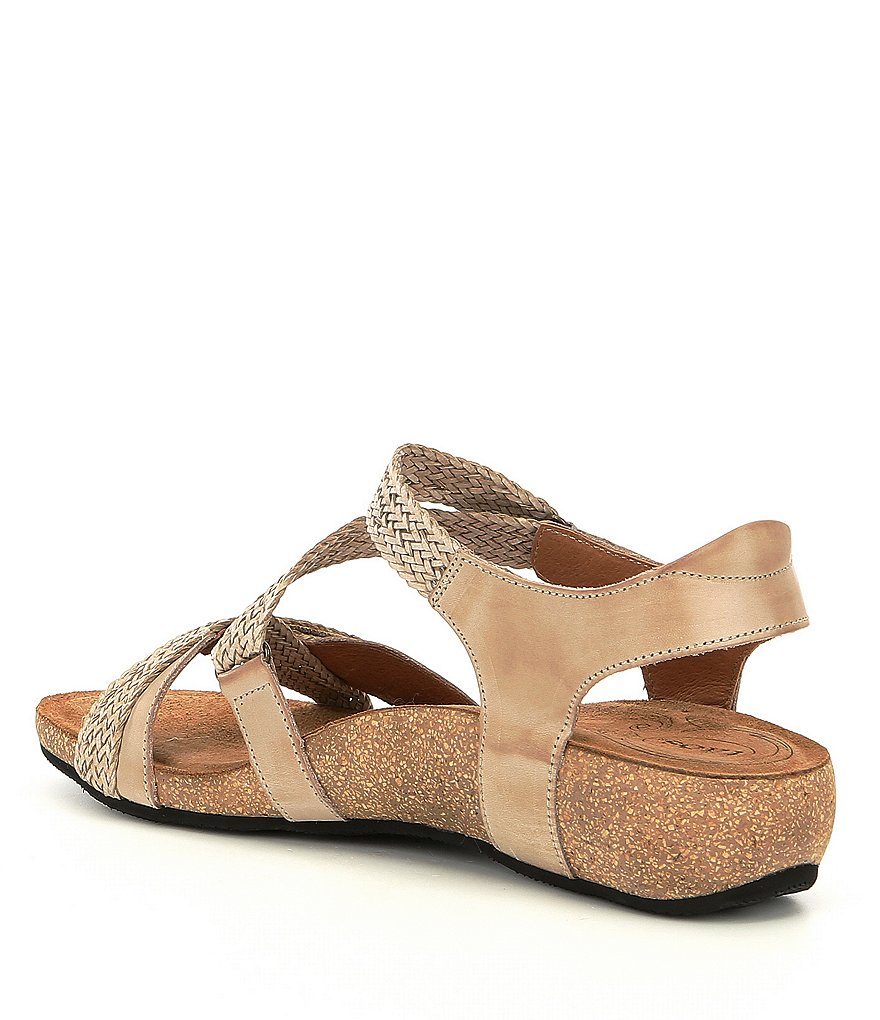 Taos Footwear Trulie Woven Leather Sandals