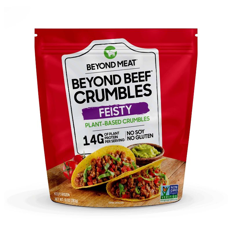 Beyond Meat Frozen Beyond Beef Plant Based Crumbles Feisty - 10oz