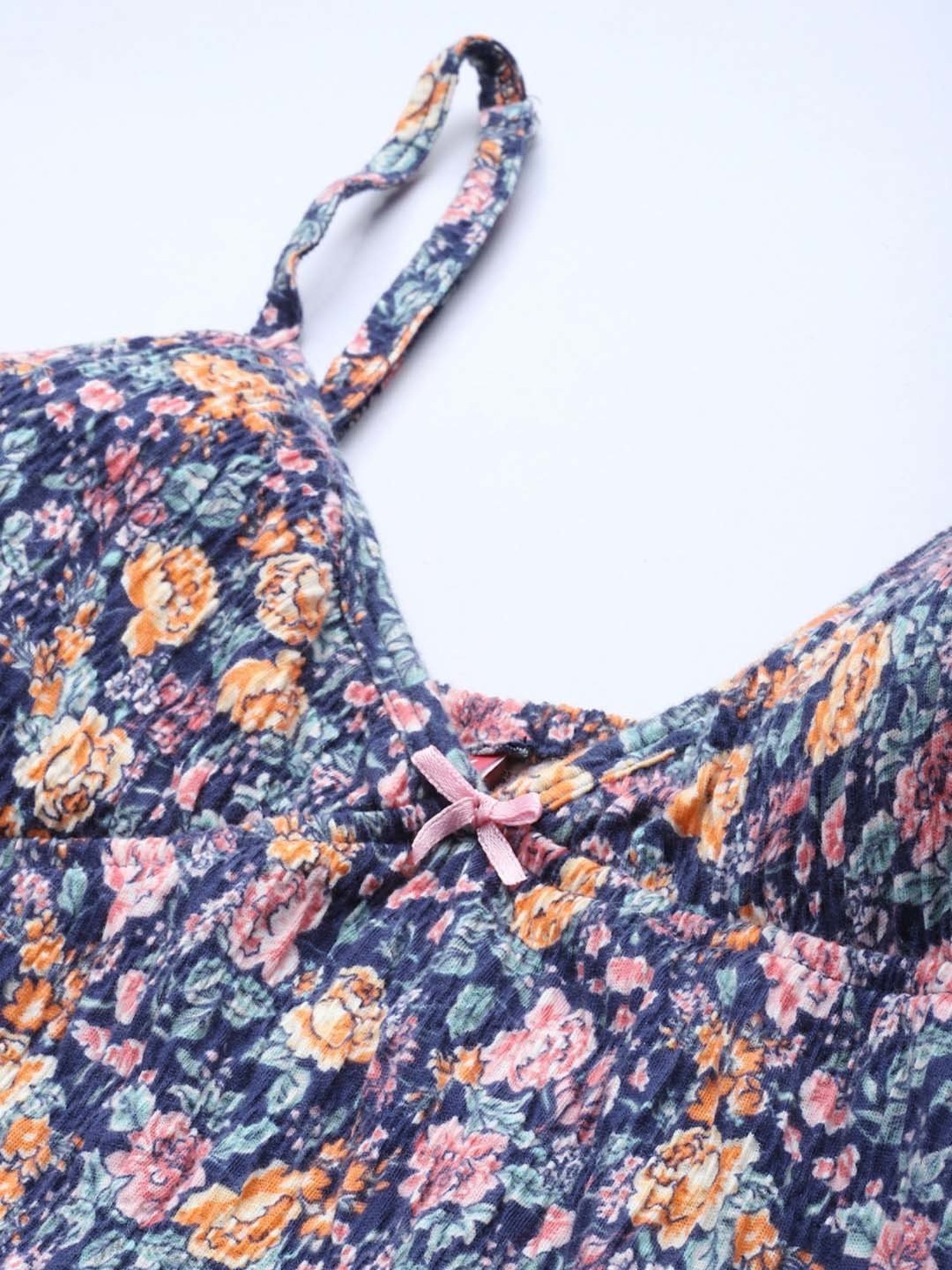 Clt.s Blue Floral Print Night Dress