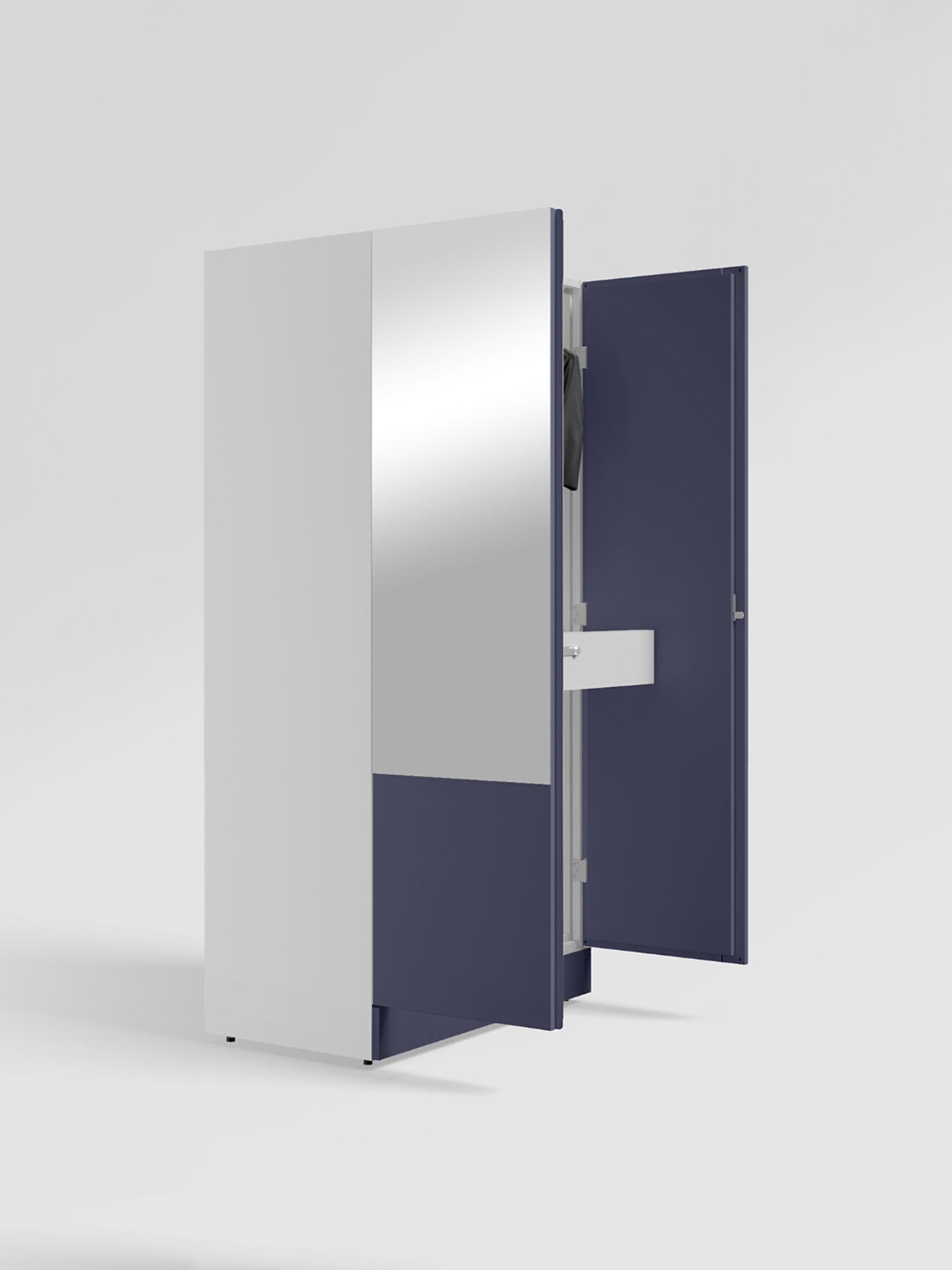 Home Basics 5 Dual Hook Chrome Plated Steel Over the Door Hanging Rack