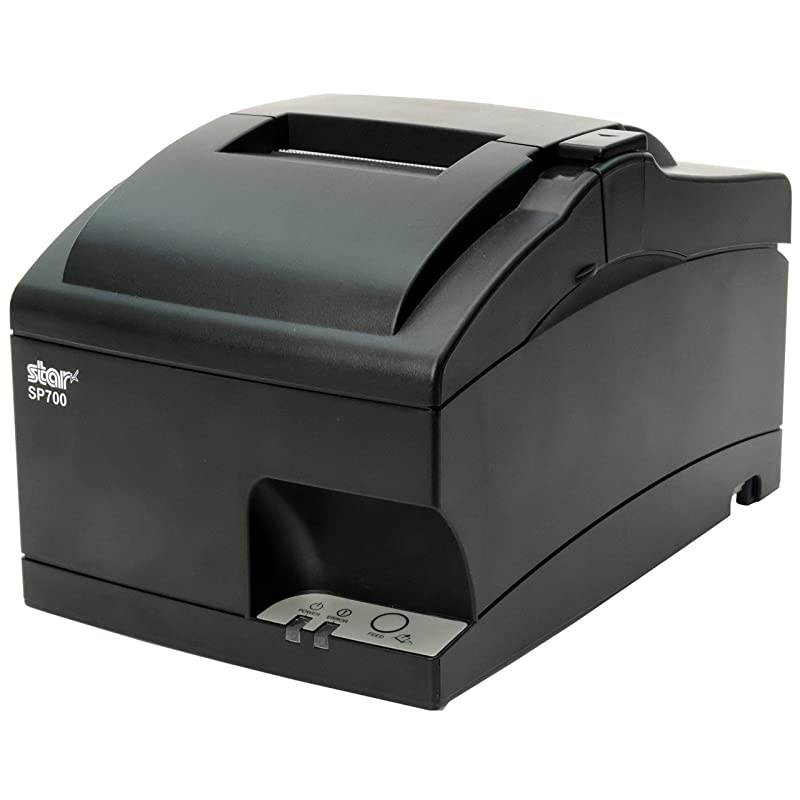 SP742ME Ethernet (LAN) Impact Receipt Printer with Auto-cutter and Internal Power Supply - Gray