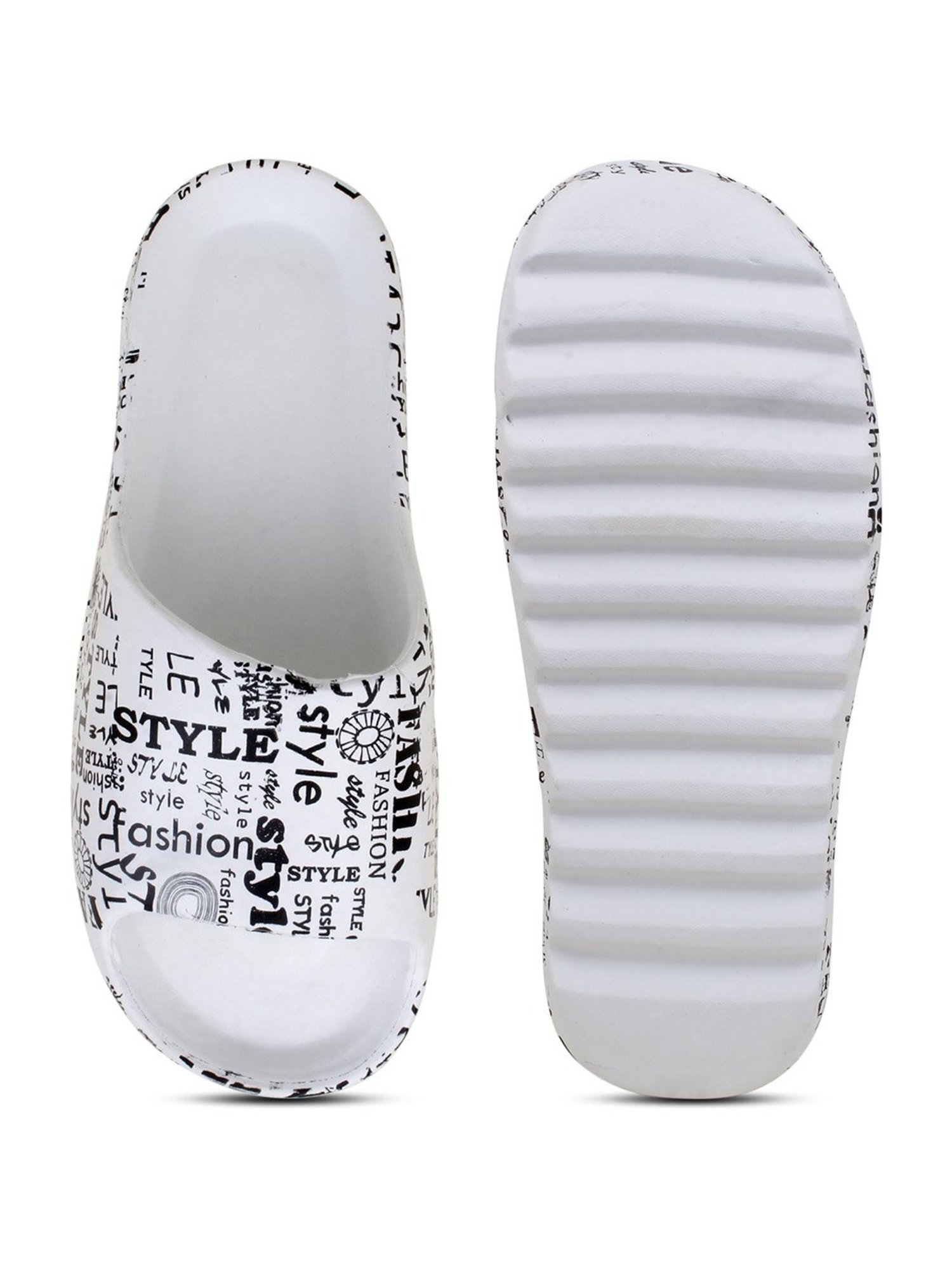 Pampy Angel Men's White Slides