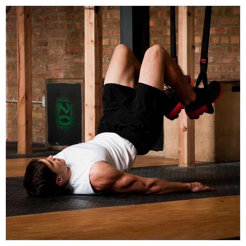 Sunny Health & Fitness Lat Pull Down Attachment Pulley System for Power Racks