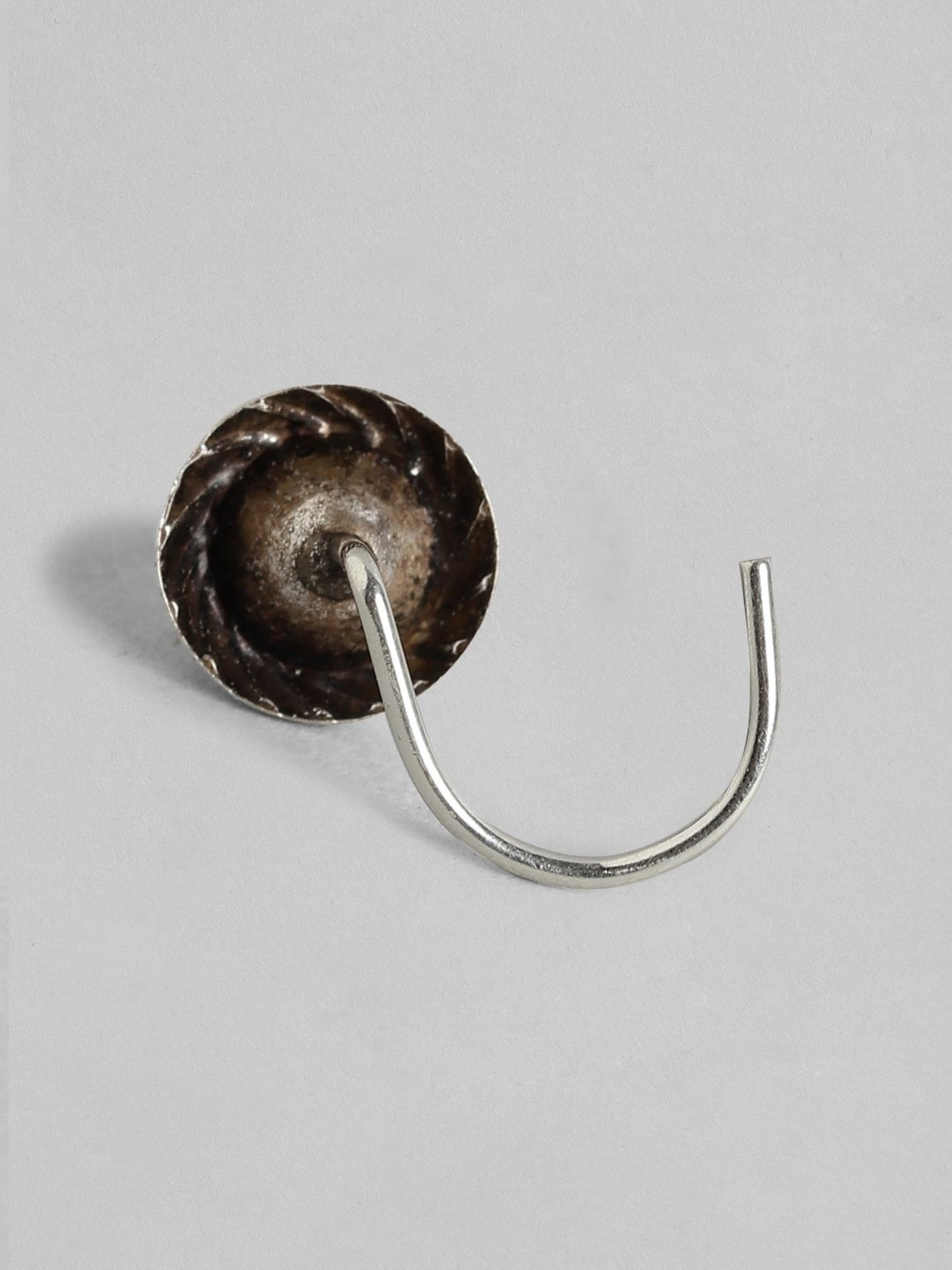 Zavya 92.5 Sterling Silver The Black & White Duo Nose Pin for Women - Set of 2