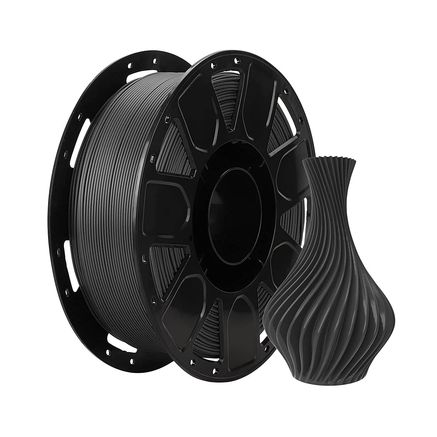 Creality 3D Official PLA Filaments 1.75mm,3D Printing Filament PLA 1.75mm for 3D Printer, No-Tangling, Strong Bonding and Overhang Performance Dimensional Accuracy +/-0.02mm, 2.2lbs/Spool