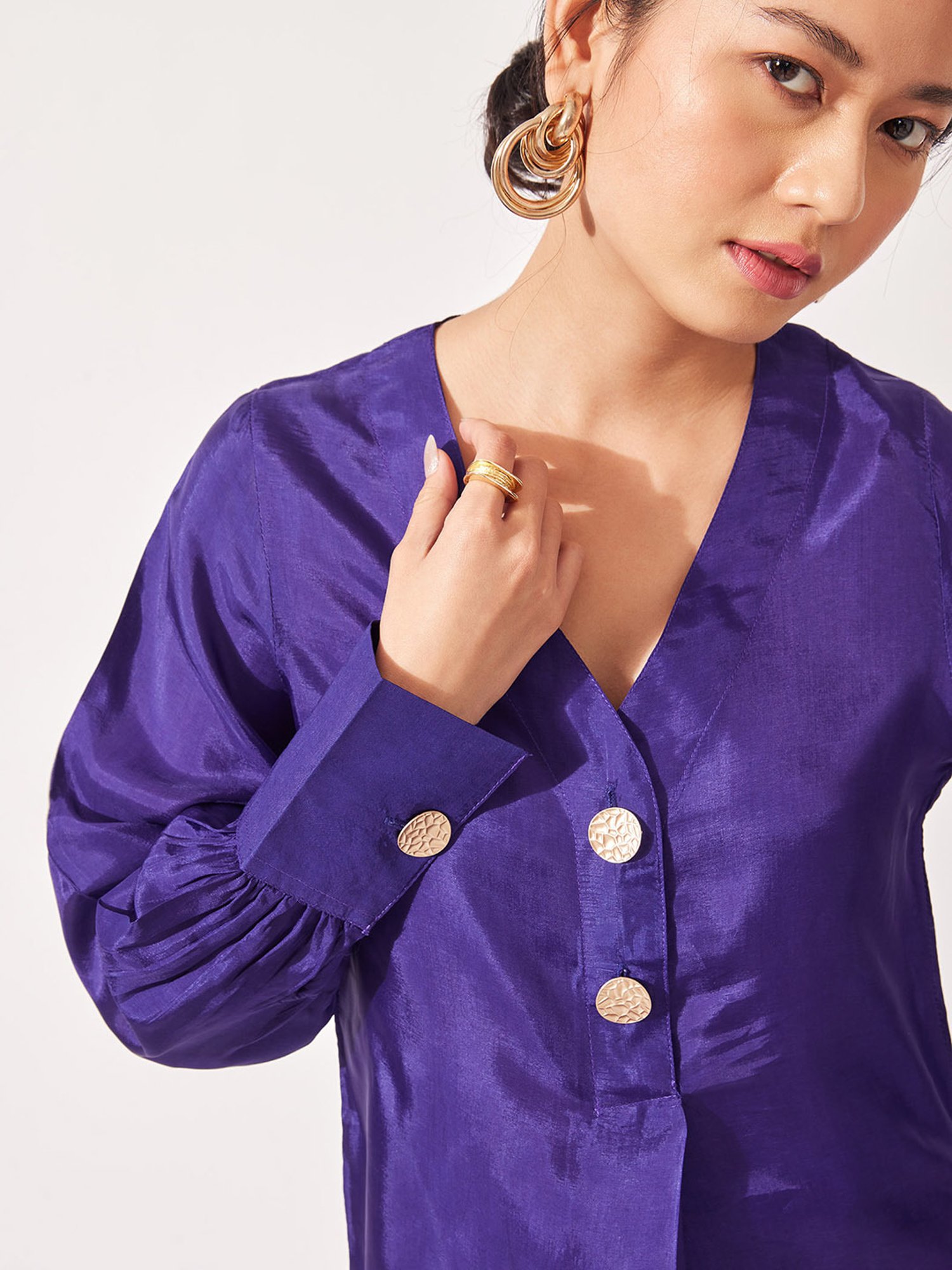 The Label Life Blue Top