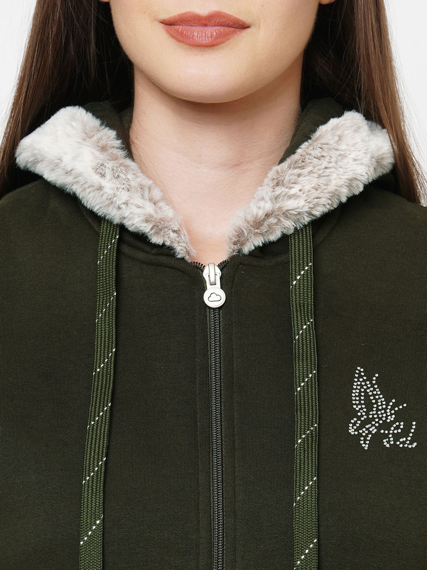 Sweet Dreams Green Hooded Sweatshirt & Trackpants Set