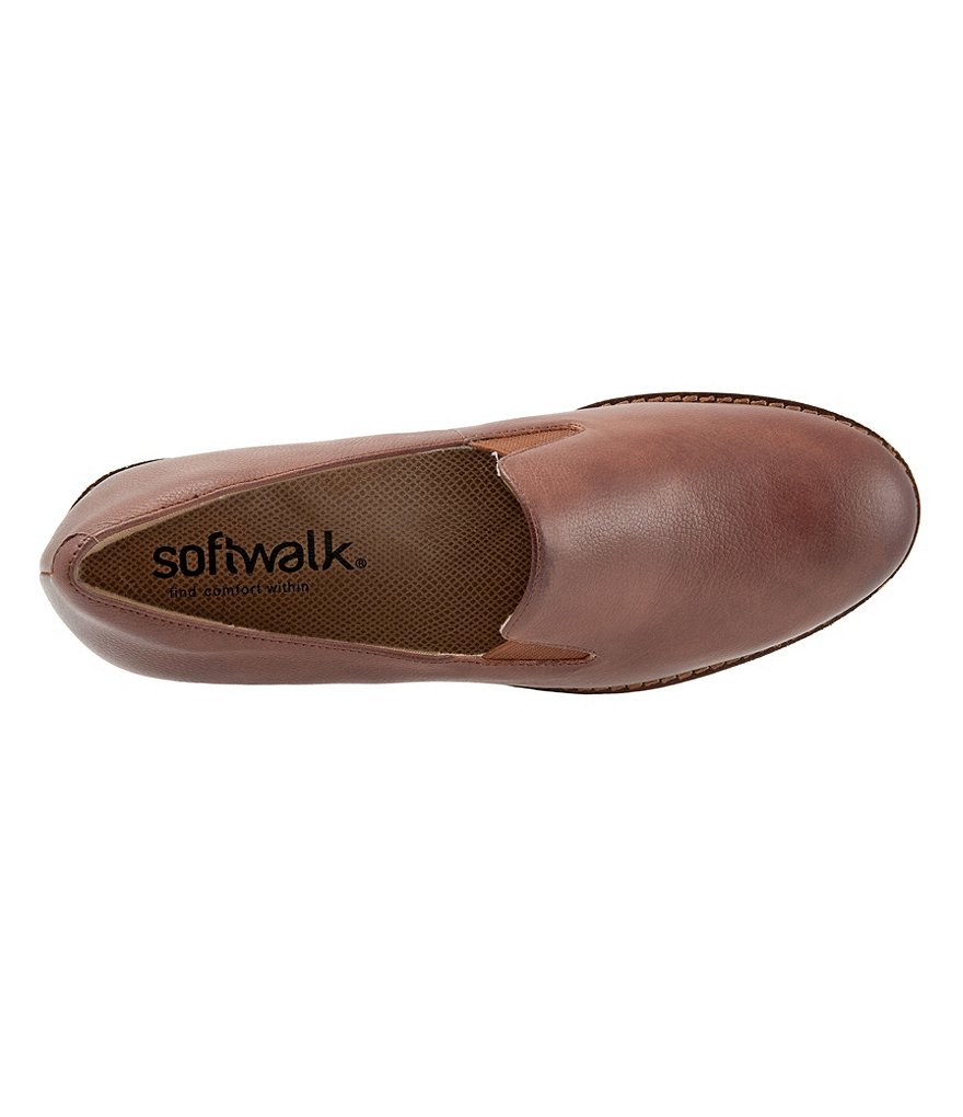 SoftWalk Whistle Leather Slip-On Sneakers