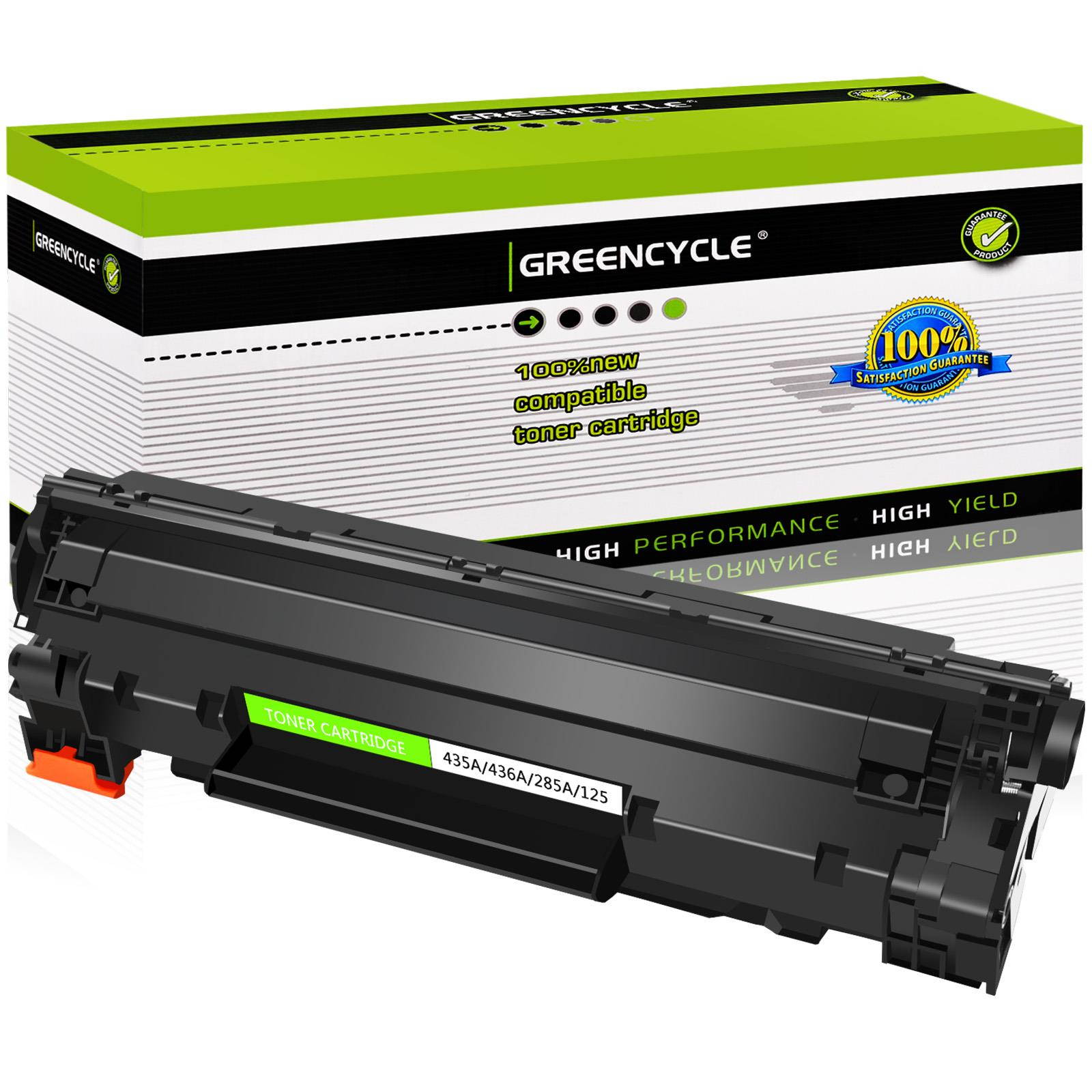 GREENCYCLE CB435A 35A Compatible Toner Cartridge for HP LaserJet P1002 P1003 P1004 P1005 P1006 P1009