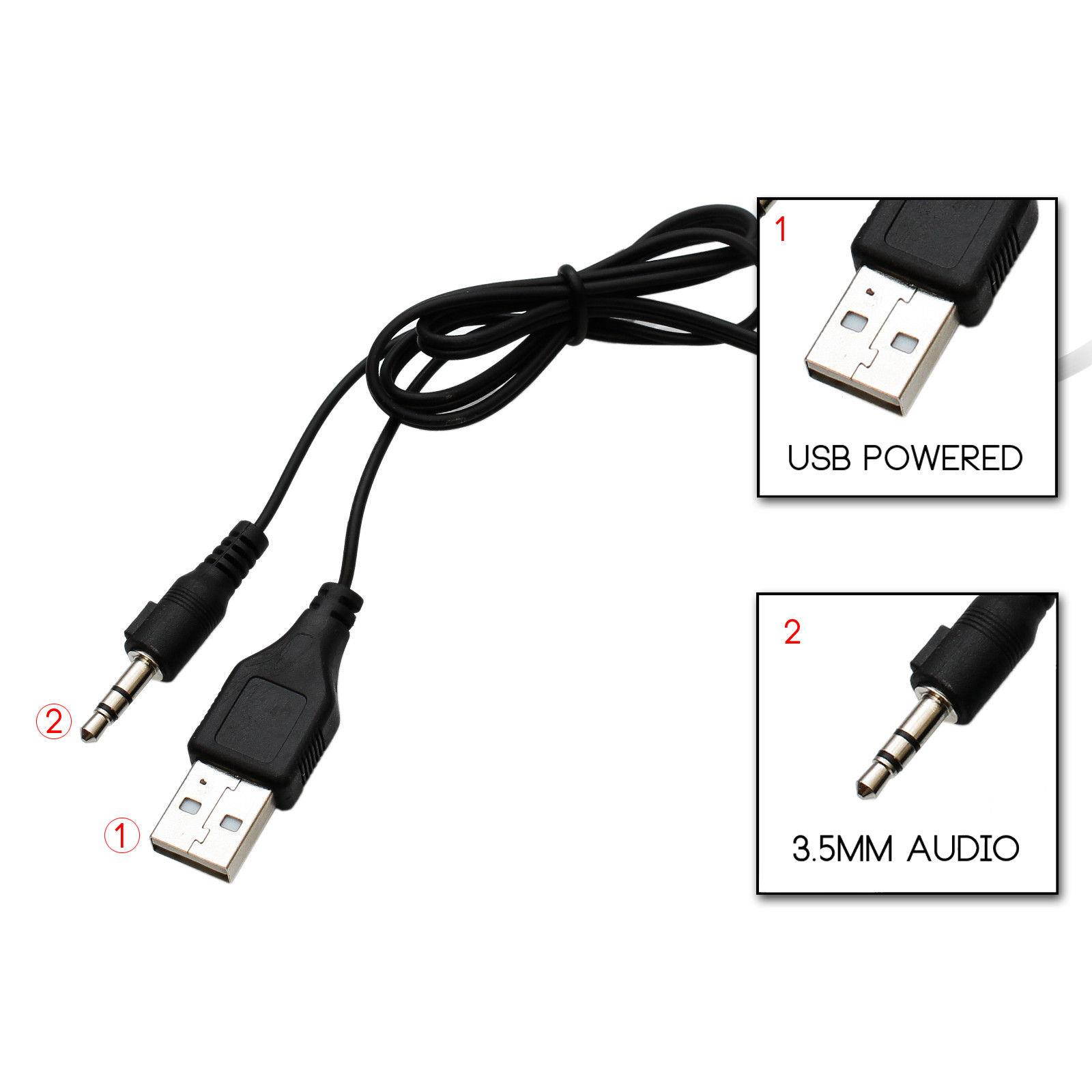 2.0 USB Powered Portable Dual Mini Speakers for Computers - Red by Frisby