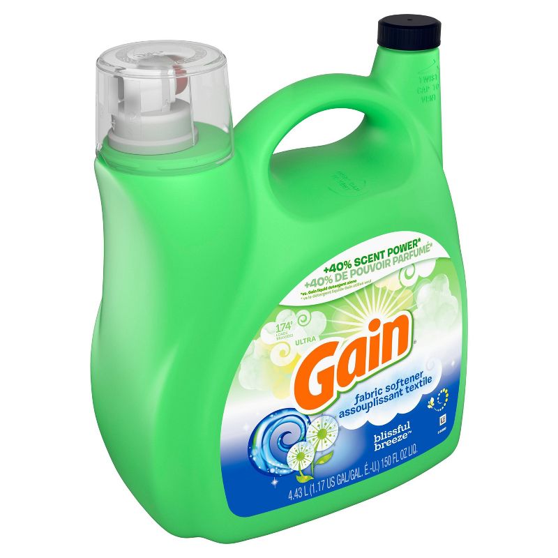 Gain Blissful Breeze Liquid Fabric Conditioner (Fabric Softener) - 150 fl oz 