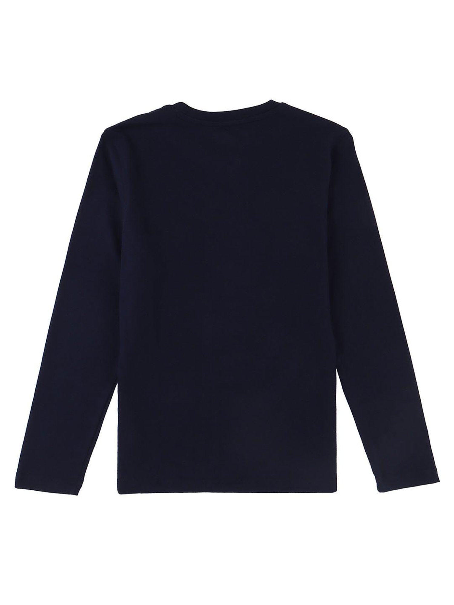 Proteens Kids Navy Graphic Print Full Sleeves T-Shirt