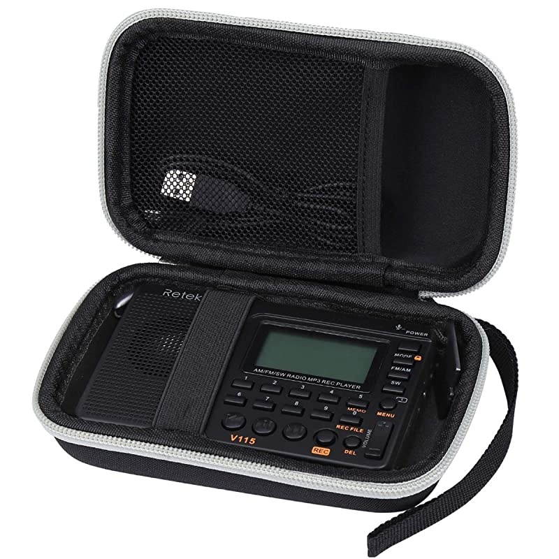 Hard Storage Travel Case for Retekess V115 Portable AM FM Radio
