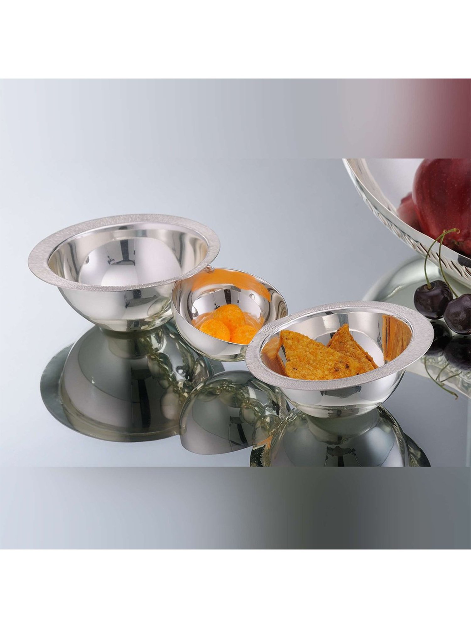 Episode Silver Plated Trio Bowl
