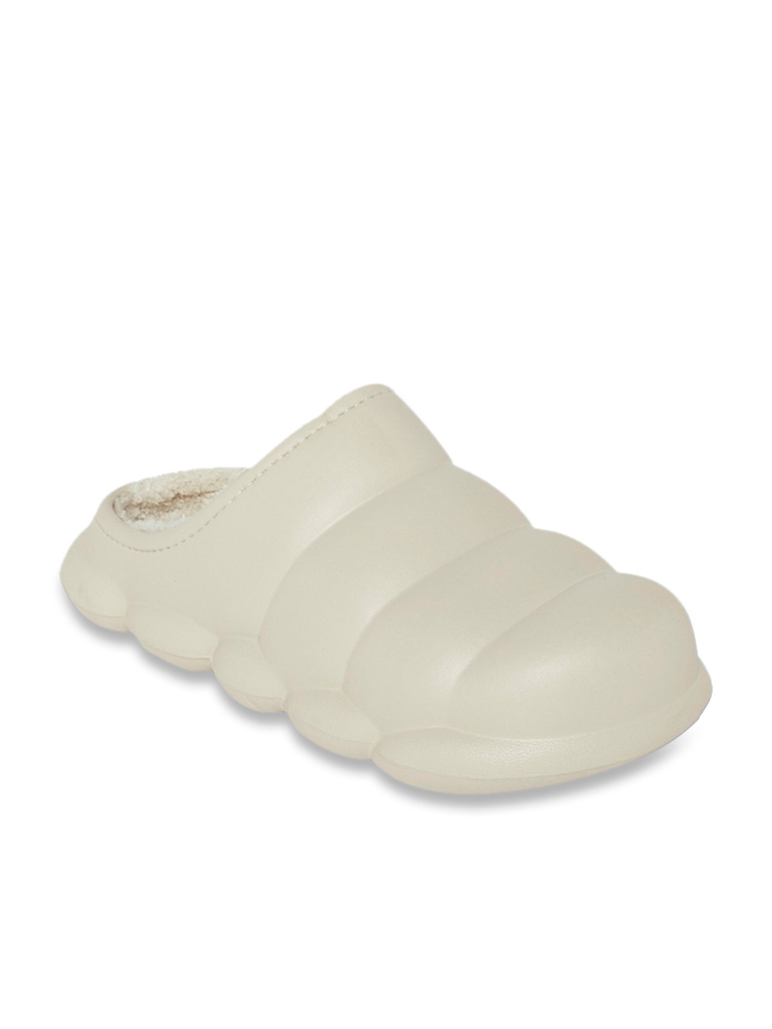 Forever Glam by Pantaloons Women's Beige Mule Shoes