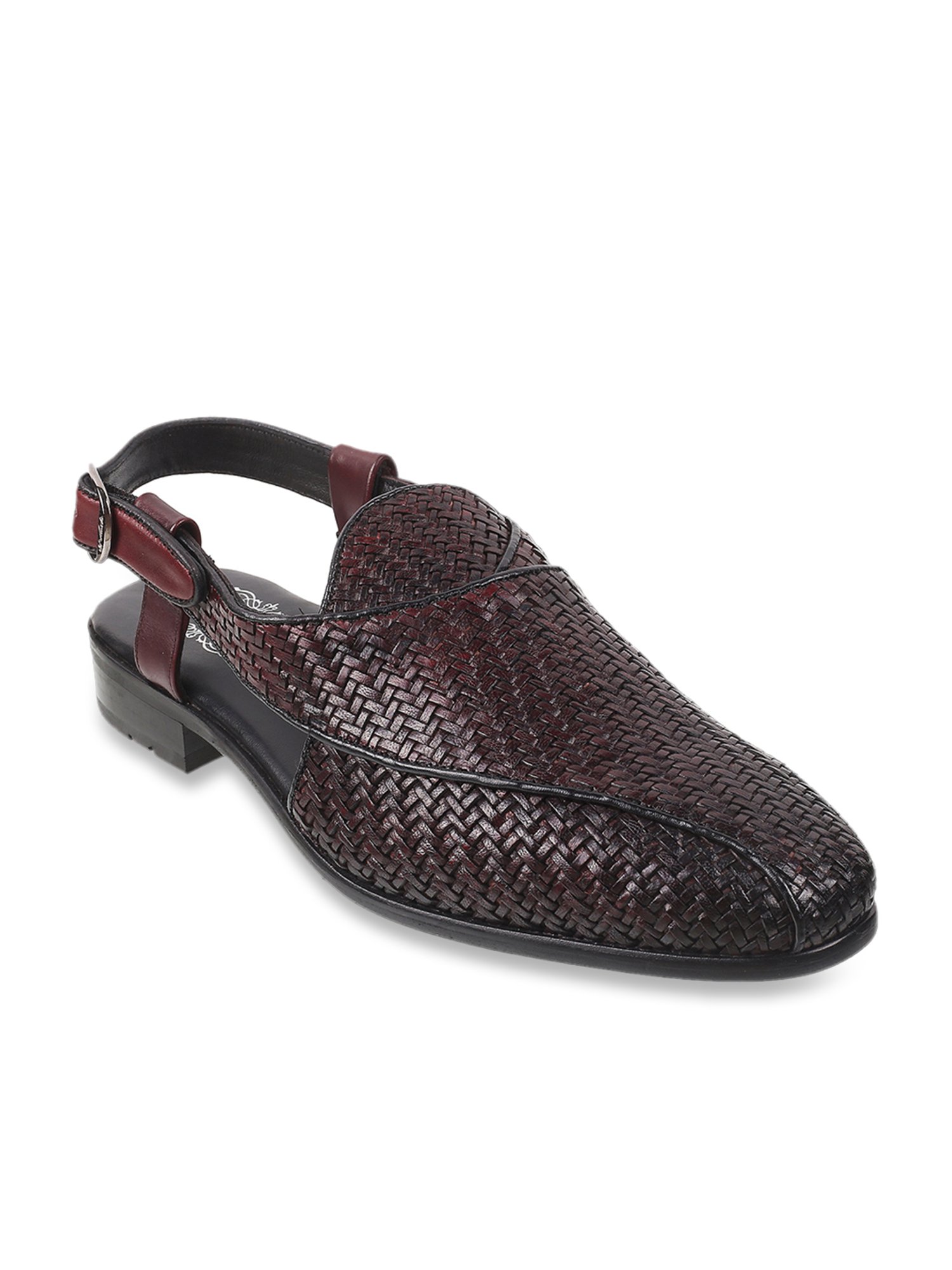 Da Vinchi by Metro Men's Wine Back Strap Sandals