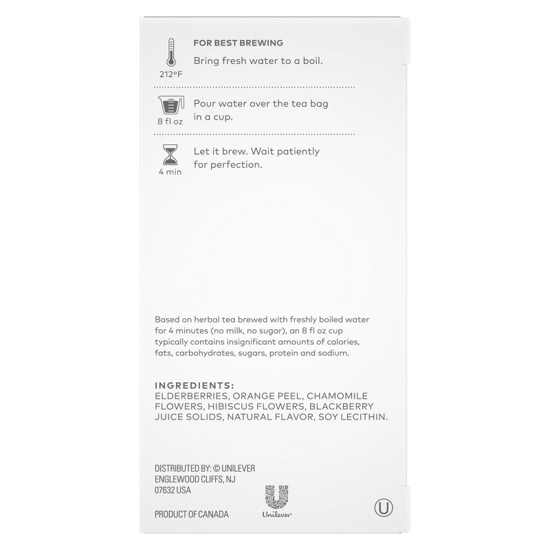 Tazo Foragers Elderberry Blackberry Tea - 16ct