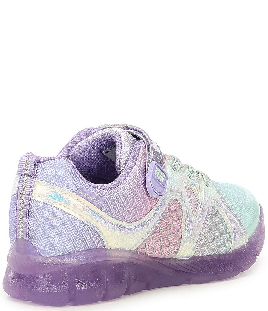 Stride Rite Girls' Pur Lighted Mermaid Made2Play Washable Sneakers (Youth)